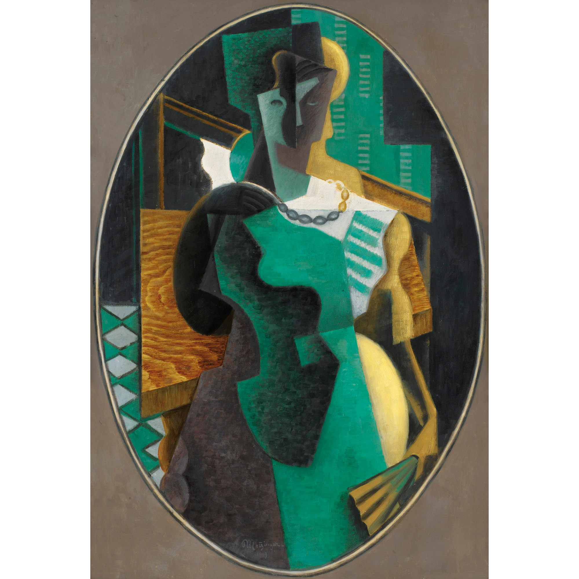 Jean Metzinger - WOMEN IN THE RANGE IN AN OVAL